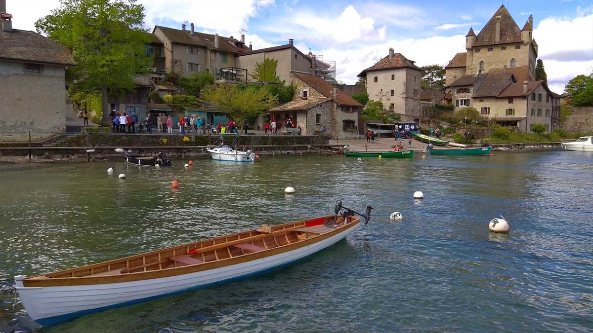 Lac Léman - Village médiéval d'Yvoire